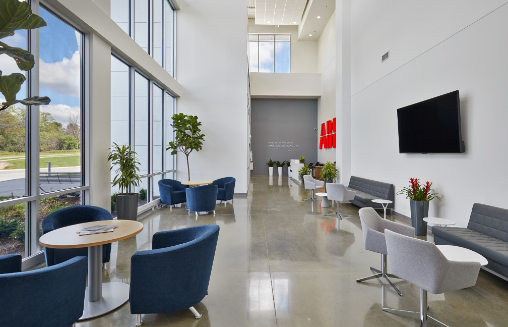 inside the ABB Highland Hills office